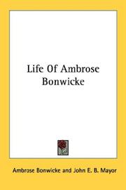 Cover of: Life Of Ambrose Bonwicke