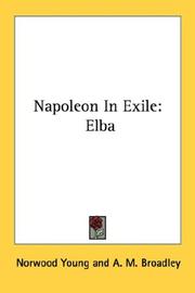 Cover of: Napoleon In Exile by Norwood Young, Norwood Young