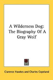 Cover of: A Wilderness Dog: The Biography Of A Gray Wolf