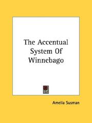 Cover of: The Accentual System Of Winnebago