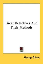 Cover of: Great Detectives And Their Methods