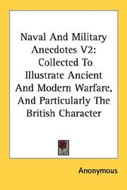 Cover of: Naval And Military Anecdotes V2 | Anonymous