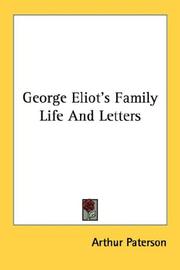 Cover of: George Eliot's Family Life And Letters