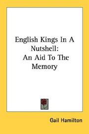 Cover of: English Kings In A Nutshell | Gail Hamilton