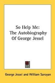 Cover of: So Help Me: The Autobiography Of George Jessel