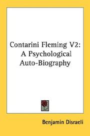 Cover of: Contarini Fleming V2: A Psychological Auto-Biography