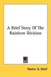 Cover of: A brief story of the Rainbow division
