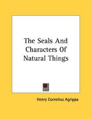 Cover of: The Seals And Characters Of Natural Things