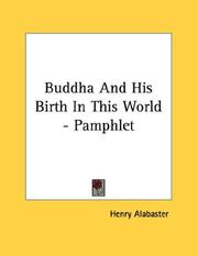 Cover of: Buddha And His Birth In This World - Pamphlet