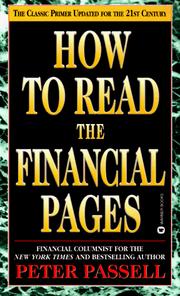 Cover of: How to read the financial pages by Peter Passell, Peter Passell