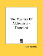 Cover of: The Mystery Of Alchemists - Pamphlet