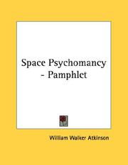 Cover of: Space Psychomancy - Pamphlet