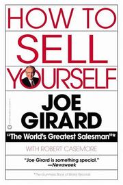 Cover of: How to Sell Yourself by Joe Girard, Robert Casemore, Joe Girard, Robert Casemore