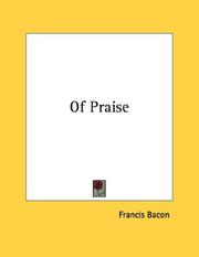 Cover of: Of Praise