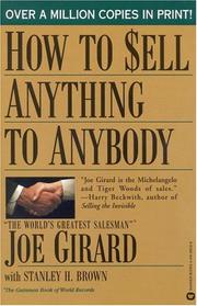 Cover of: How to Sell Anything to Anybody by Joe Girard, Stanley H. Brown, Robert Casemore