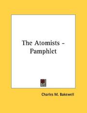 Cover of: The Atomists - Pamphlet