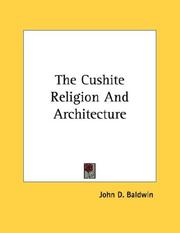 Cover of: The Cushite Religion And Architecture