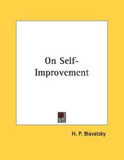 Cover of: On Self-Improvement