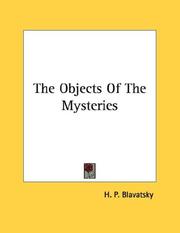 Cover of: The Objects Of The Mysteries