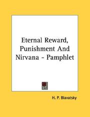 Cover of: Eternal Reward, Punishment And Nirvana - Pamphlet | H. P. Blavatsky