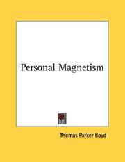 Cover of: Personal Magnetism by Thomas Parker Boyd