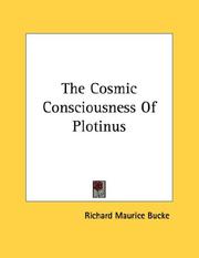 Cover of: The Cosmic Consciousness Of Plotinus