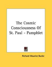Cover of: The Cosmic Consciousness Of St. Paul - Pamphlet
