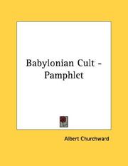 Cover of: Babylonian Cult - Pamphlet