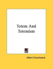 Cover of: Totem And Totemism