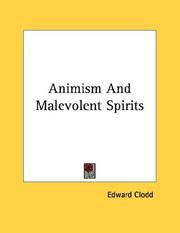 Cover of: Animism And Malevolent Spirits