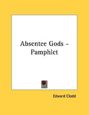 Cover of: Absentee Gods - Pamphlet