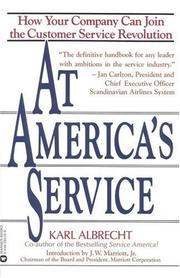 Cover of: At America's Service by Karl Albrecht