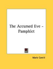 Cover of: The Accursed Eve - Pamphlet by Marie Corelli