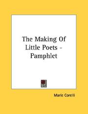Cover of: The Making Of Little Poets - Pamphlet