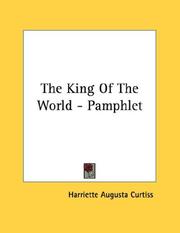 Cover of: The King Of The World - Pamphlet