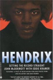 Cover of: Hendrix: setting the record straight