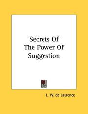 Cover of: Secrets Of The Power Of Suggestion
