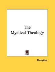 Cover of: The Mystical Theology by Dionysius