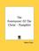 Cover of: The Forerunner Of The Christ - Pamphlet