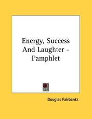 Cover of: Energy, Success And Laughter - Pamphlet