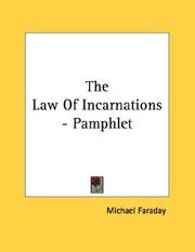 Cover of: The Law Of Incarnations - Pamphlet