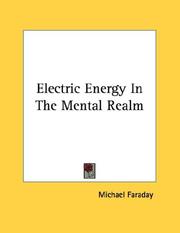 Cover of: Electric Energy In The Mental Realm