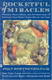 Cover of: Pocketful of miracles: prayers, meditations, and affirmations to nurture your spirit every day of the year