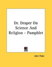 Cover of: Dr. Draper On Science And Religion - Pamphlet