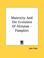 Cover of: Maternity And The Evolution Of Altruism - Pamphlet