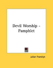 Cover of: Devil Worship - Pamphlet