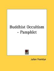 Cover of: Buddhist Occultism - Pamphlet