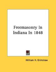 Cover of: Freemasonry In Indiana In 1848