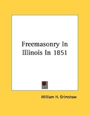 Cover of: Freemasonry In Illinois In 1851