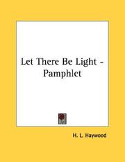 Cover of: Let There Be Light - Pamphlet